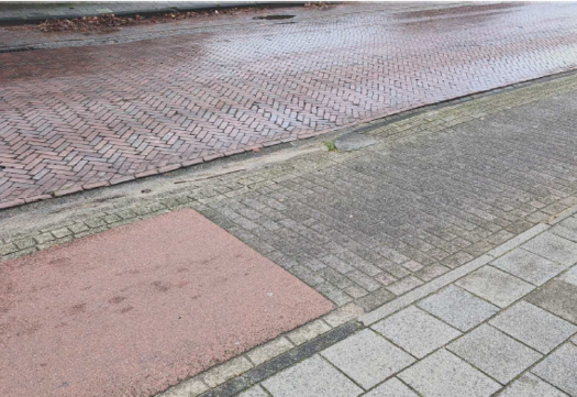 Huidige situatie: slecht wegdek