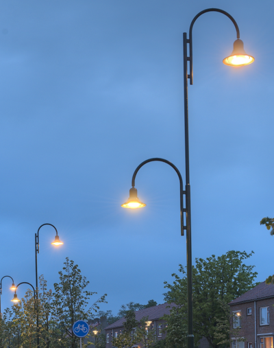 Openbare verlichting andere gemeente