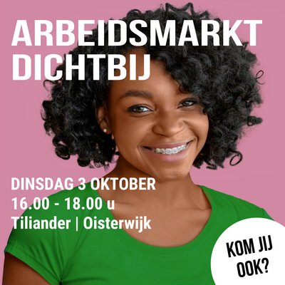 poster arbeidsmarkt dichtbij 3 oktober