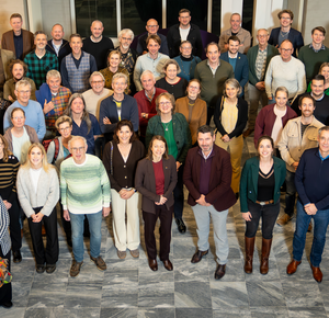 Groep mensen op een foto 