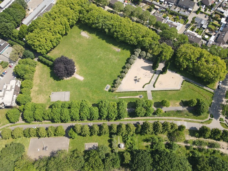 Overzichtsfoto van het Willem van der Aa park