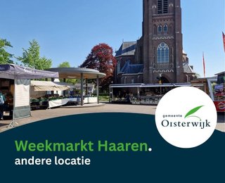 Weekmarkt Haaren Mgr. Bekkersplein verplaatst naar andere locatie