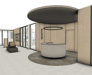 Begane grond entree receptie