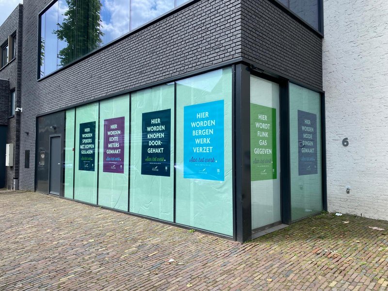 Nieuwe posters gemeentehuis