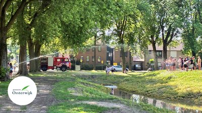 Watervermaak door de brandweer