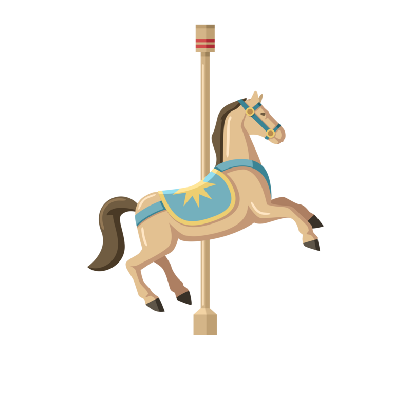 draaimolen paard