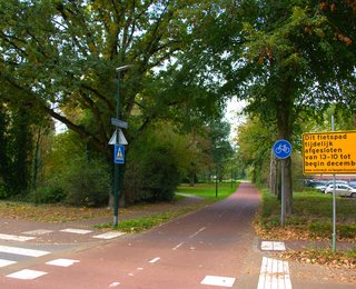 Fietspad tijdelijk afgesloten van 13-10 tot begin december